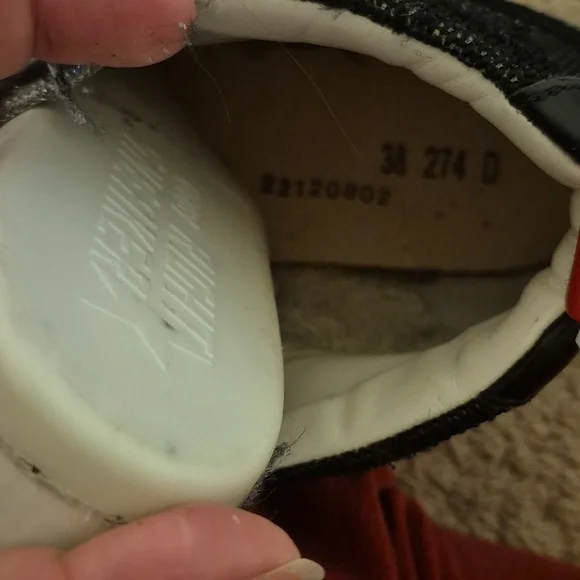 SOLD! Golden Goose Midstar Double Quarter Sneaker Black Leopard Stars Size 38 - Picture 6 of 11